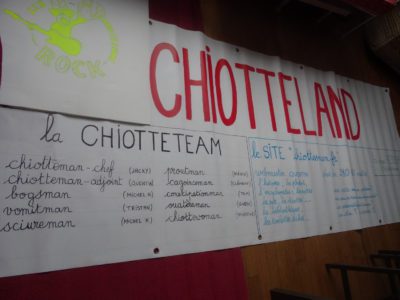 LA banderolle de Chiotteland